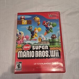 Nintendo New Super Mario Bros. Wii Nintendo Wii Multiplayer Case & Game Only